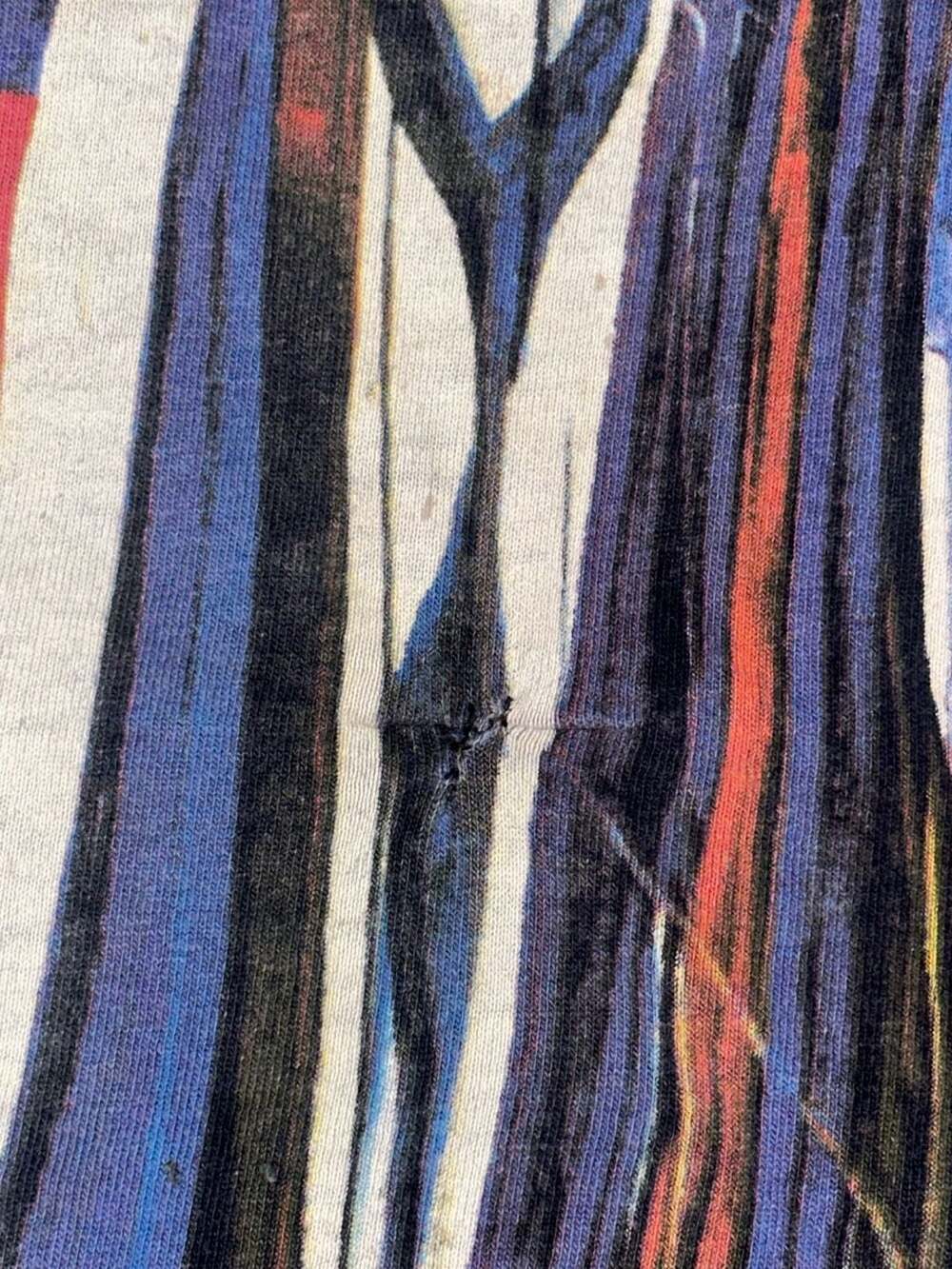 Vintage 1996 The Mountain Native American Tribal Art Tie Dye T-Shirt Dalena Robe - Picture 8 of 8